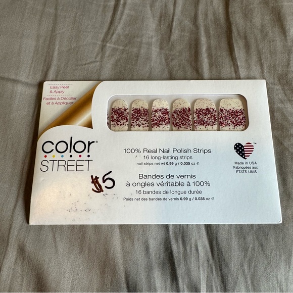 *Retired* Color Street: Love Shack | Valentine’s Day Red Glitter Clear Overlay - Picture 3 of 14